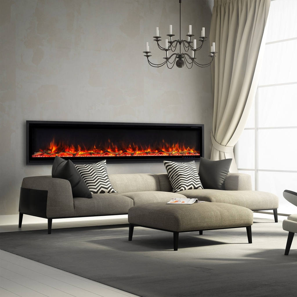 Paramount Kennedy II 106.7 cm (42 in.) Wall Mounted Electric Fireplace - 1662493 - 1