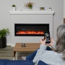 Paramount Kennedy II 106.7 cm (42 in.) Wall Mounted Electric Fireplace - 1662493 - 9