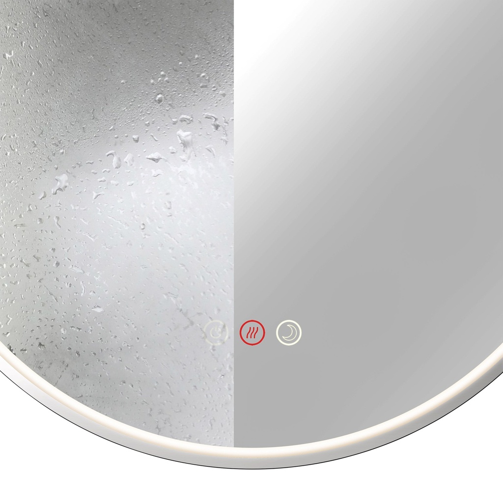 Artika Royce Oval LED Mirror with Integrated Defogger - 1671618 - 7