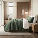 Evergrace Cross Stitch Cotton Quilt Set - 8955036 - 1