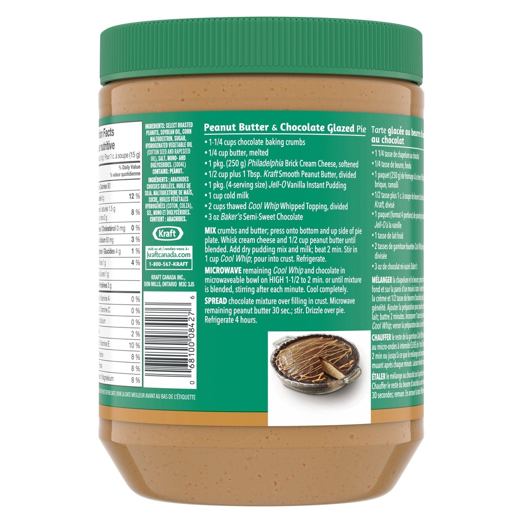 Kraft Smooth Peanut Butter, 2 kg - 71408 - 3
