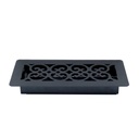 Manor House Black Low Profile Scroll Design Floor Registers, 4-pack 2173889 - 3