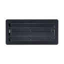 Manor House Black Low Profile Scroll Design Floor Registers, 4-pack 2173889 - 4