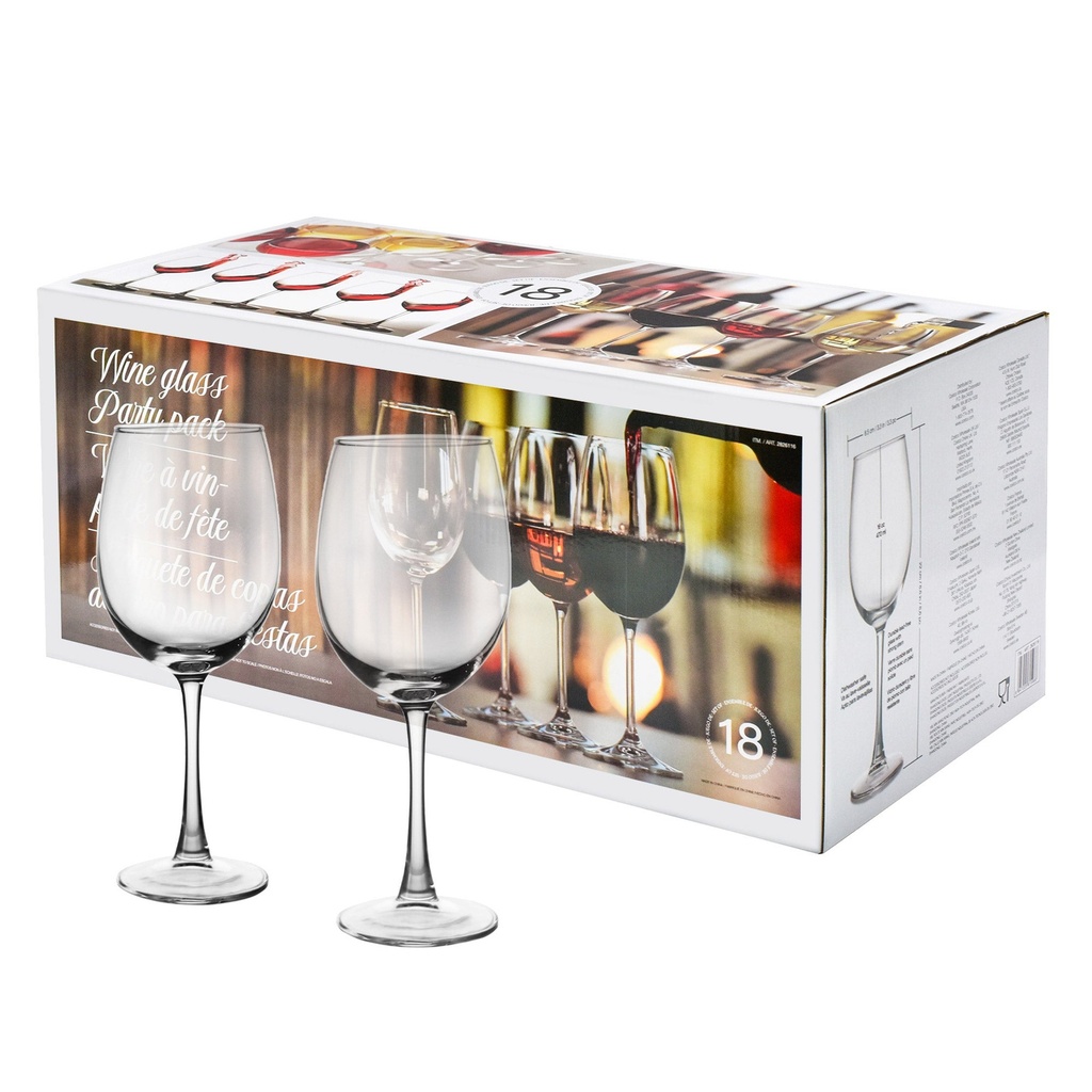 Wine Glass Party Pack, 18-pack - 2826116 - 5