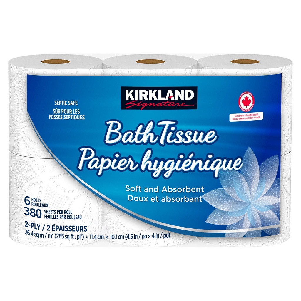 Kirkland Signature 2-ply Bath Tissue, 30-pack - 6262016 - 1