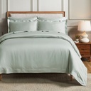 Maison Madeliene - Egyptian Cotton 800 Thread Count 3 Piece Duvet Cover Set - 7681018 - 1