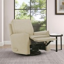 True Innovations – Paxley Fabric Swivel Glider Recliner 1812419 - 2