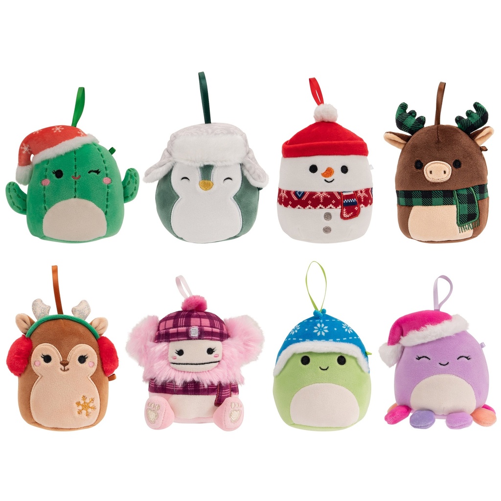 Squishmallows 8 piece Ornaments, Winter - 1736349 - 1