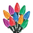 Sylvania 2 x 50 C9 Multi LED Christmas Lights - 1851550 - 2