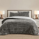 FRYE 3-piece Faux Fur Comforter Set - 9628500 - 2