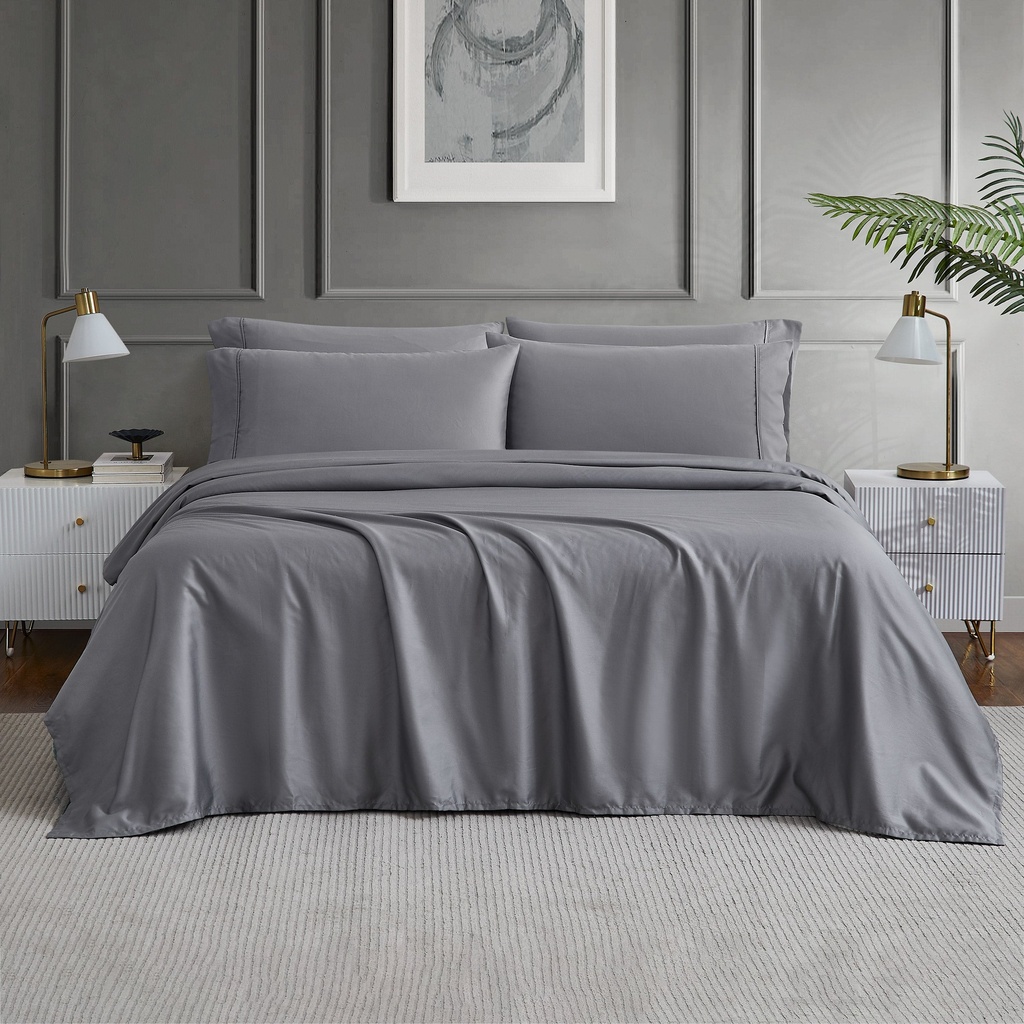 Hotel Signature Sateen - Egyptian Cotton 400 Thread Count 6-piece Sheet Set 1769688 - 3