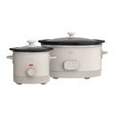 Bella 5.68 L (6 qt.) Programmable Slow Cooker with 1.89 L (2 qt.) Slow Cooker 2002002 - 1