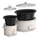 Bella 5.68 L (6 qt.) Programmable Slow Cooker with 1.89 L (2 qt.) Slow Cooker 2002002 - 2