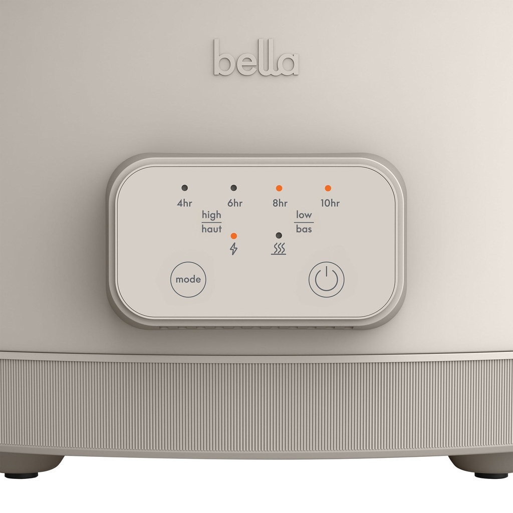 Bella 5.68 L (6 qt.) Programmable Slow Cooker with 1.89 L (2 qt.) Slow Cooker 2002002 - 3