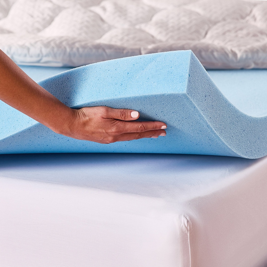 Novaform Pillow Top Plus Gel Memory Foam 4-inch Mattress Topper 1907919 - 4