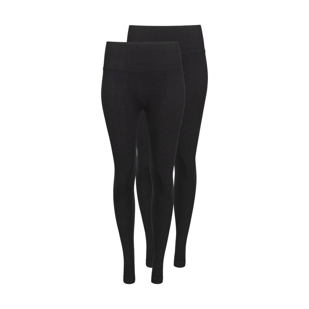 Lemon Women's Ribbed Legging, 2-pack 1864088 - 2