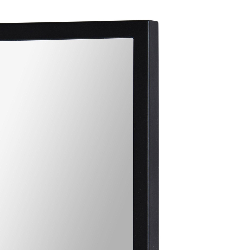 Parker Classic Rectangular Mirror with Black Iron Frame 1429313 - 3