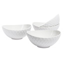 Over  Back Stoneware Serving Bowls, 4-pieces 1906778 - 2
