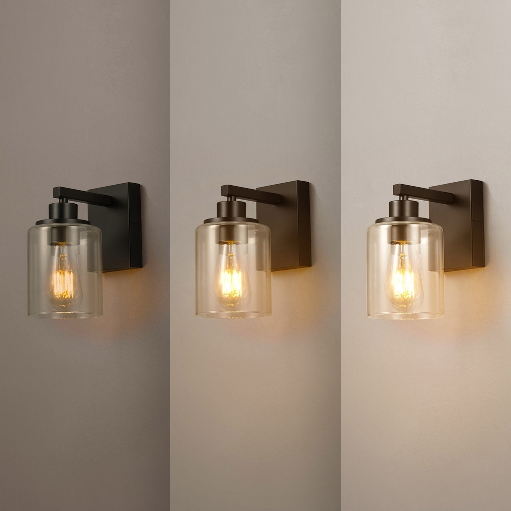 Globe Electric Rechargeable Glass Wall Sconce, 2-pack 1938095 - 4