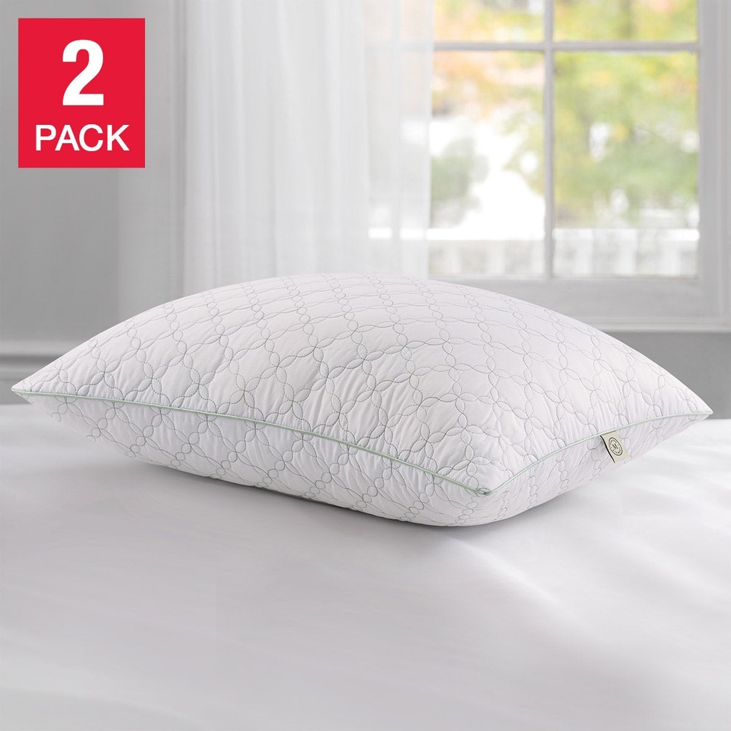 Martha Stewart Trellis Bloom Quilted Pillow, 2-pack 1943697 - 1