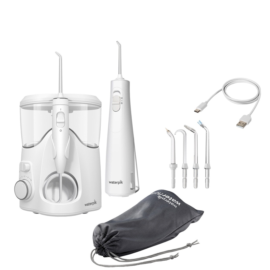Waterpik Ultra Plus  Cordless Enhance Water Flosser Combo Pack 2702338 - 1