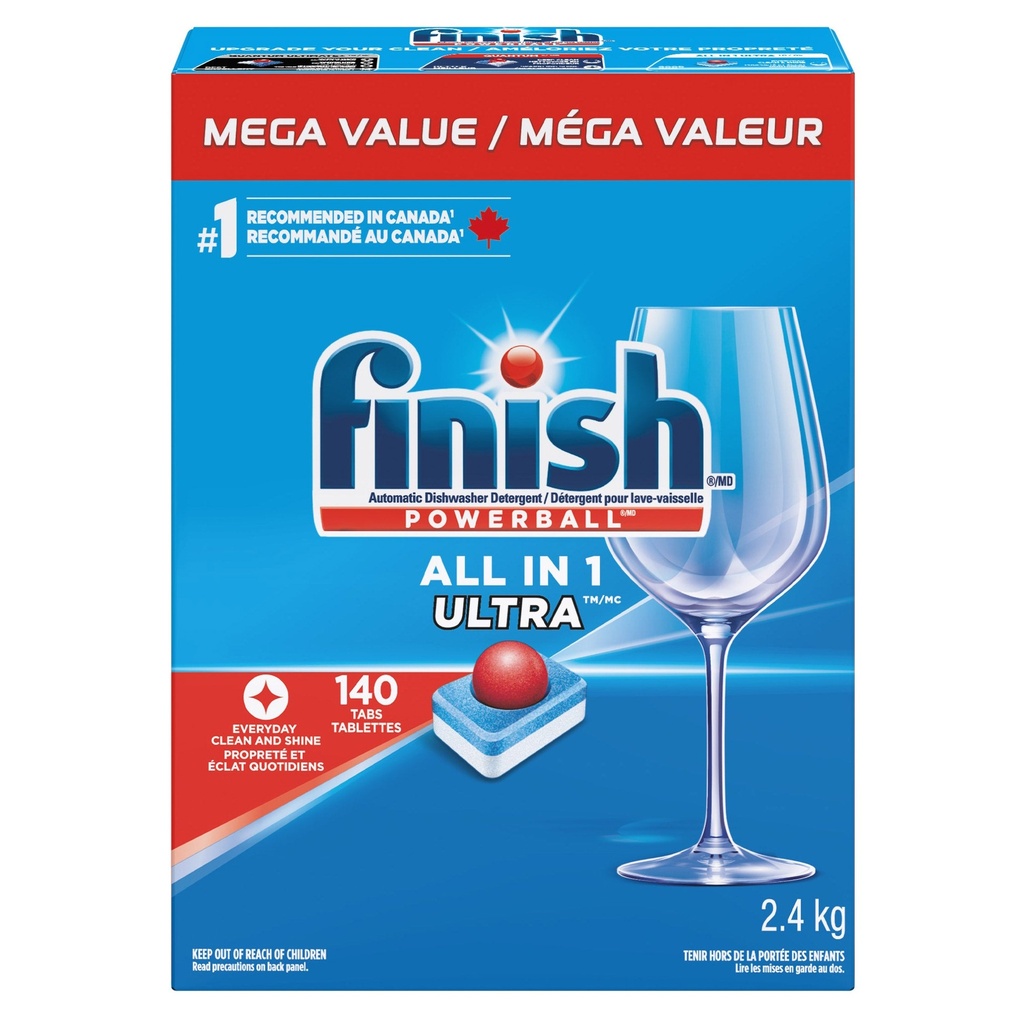 Finish Powerball Dishwasher Detergent, 2.4 kg 3886666 - 1