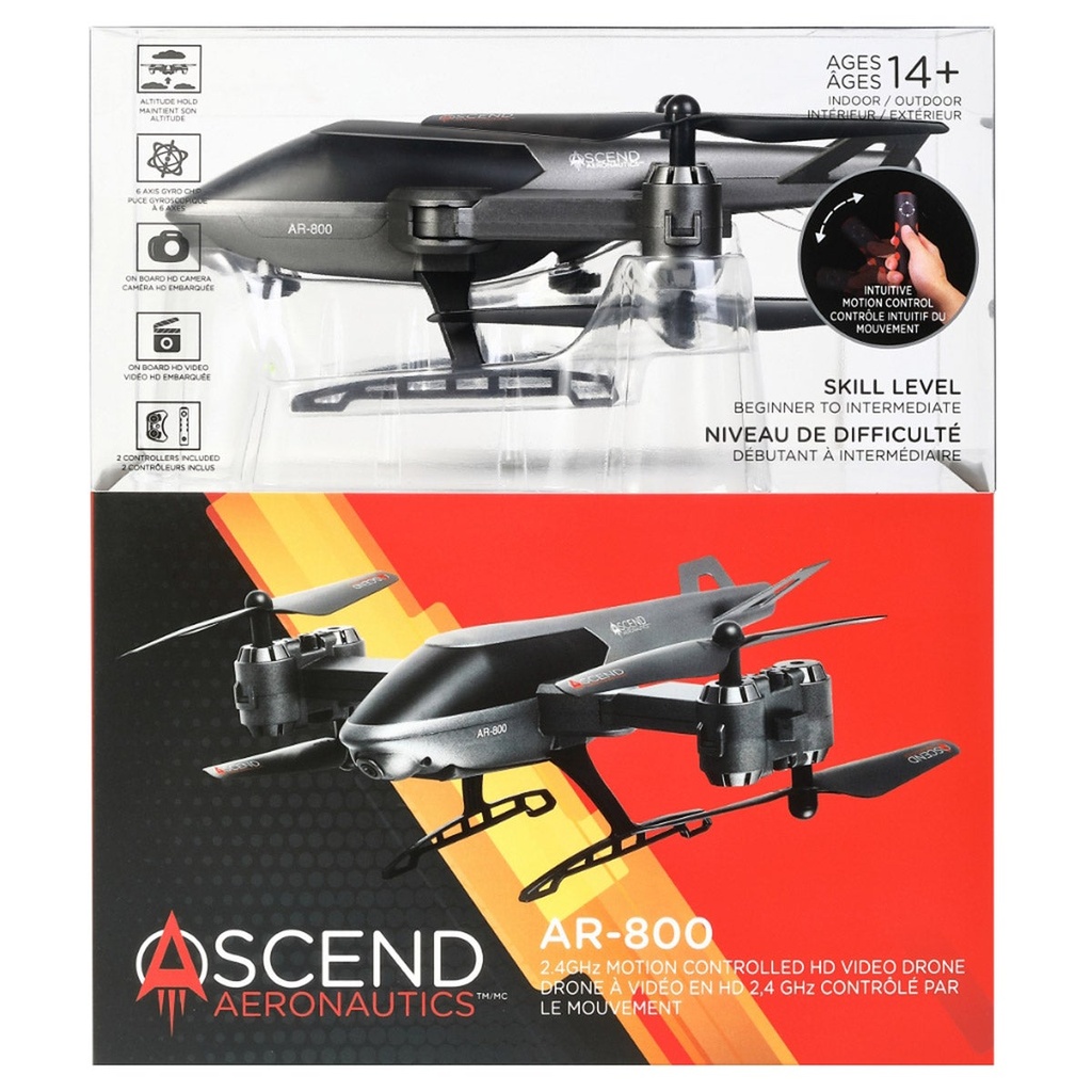 Ascend Aeronautics AR-800 2.4GHz Motion Controlled HD Video Drone 1851421 - 1