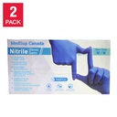 Medsup Nitrile Gloves, 2-pack, 100 count, Small - Extra Large 1688159 - 2