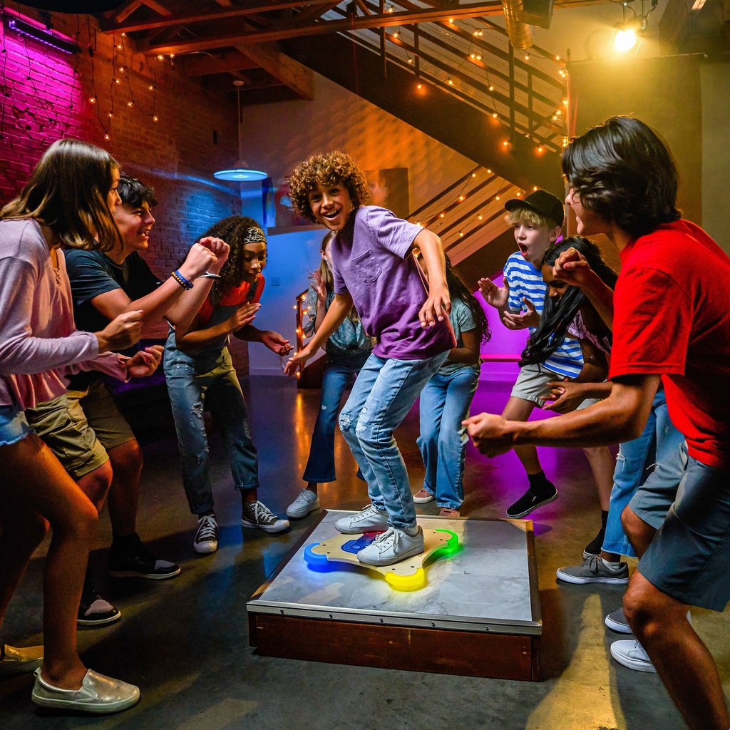 Beat Board Wooden Stand-On Balance Game with 4 Modes, Lights and Sounds 1601351 - 3