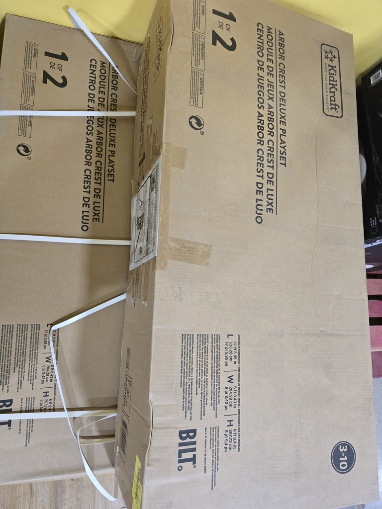 Backyard Discovery Tucson Cedar Wooden Swing Set Box 1 - Material Cedar Wood 875257009201