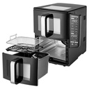 Gourmia 4 Dish Dual Basket Air Fryer with Sync Finish & Sync Cook, 10.4 L (11 qt.) 3333015