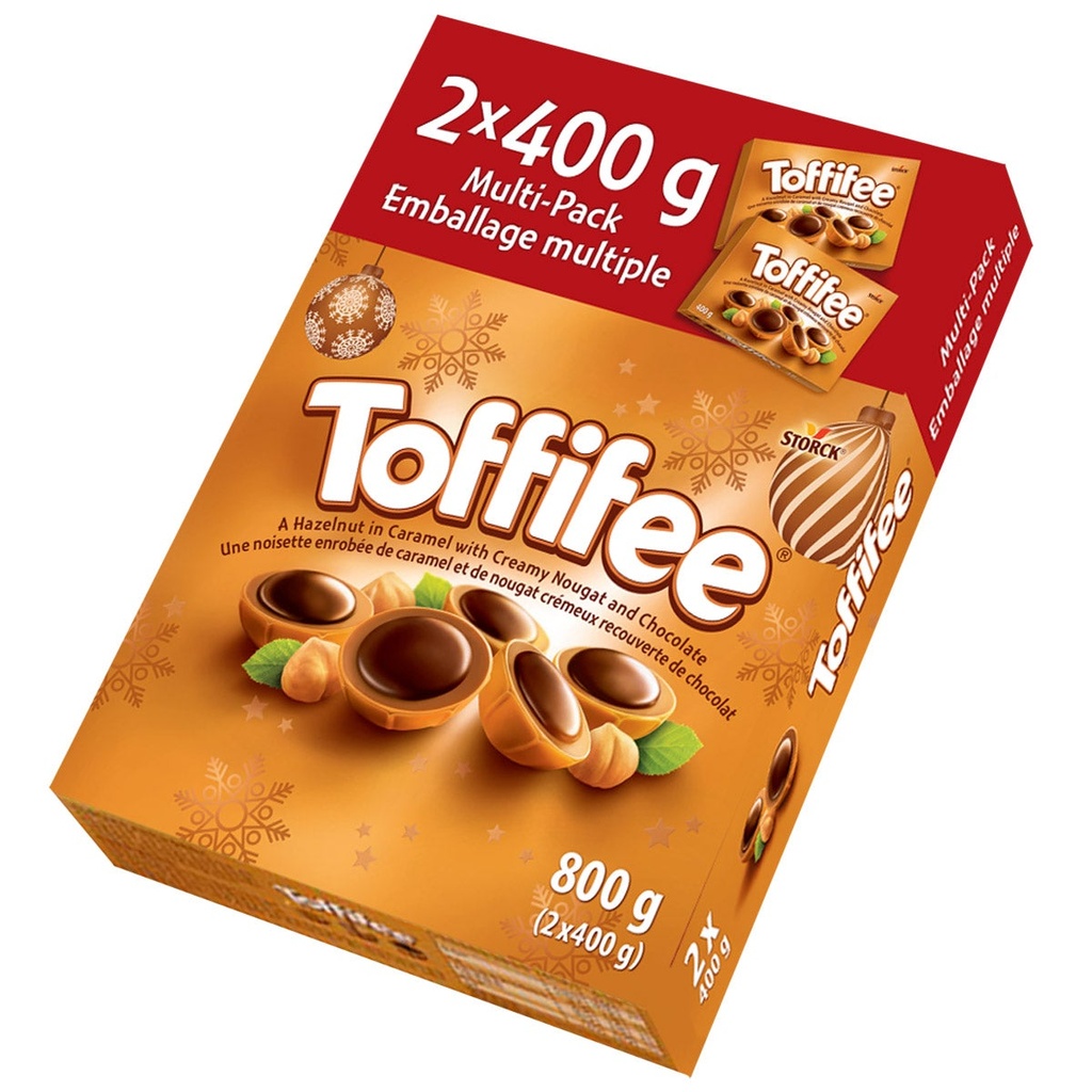 Toffifee Candy, 2 × 400 g - 1443237