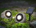 KODA Solar LED Rock Spotlights, 2-pack