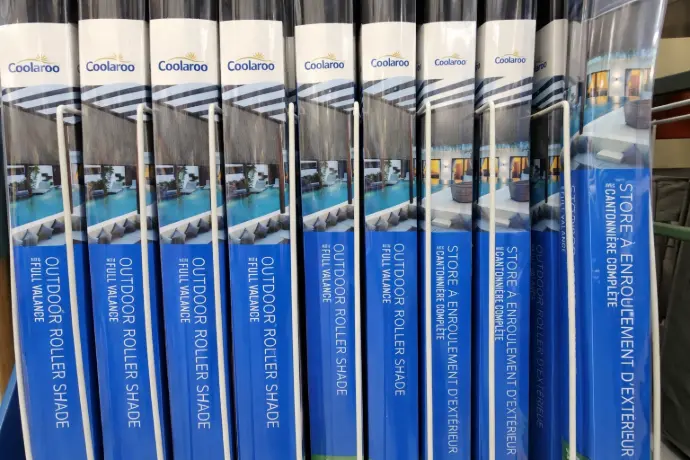 COOLAROO OUTDOOR ROLLER SHADE 8′ X 8′