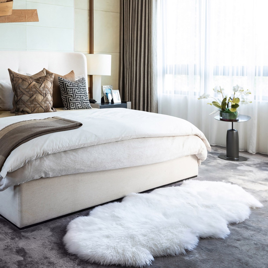 Windward Double Sheepskin Rug - 5975296