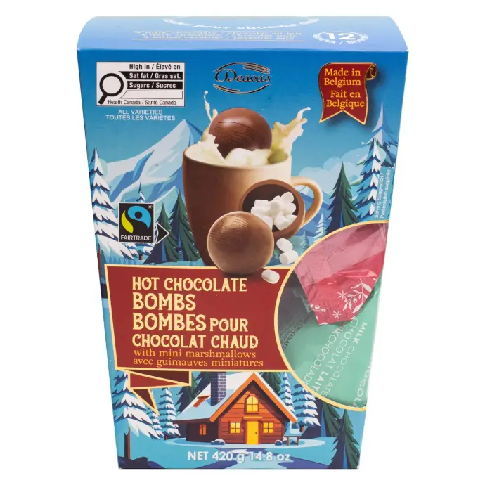 Deavas Hot Chocolate Bombs, 12 × 35 g