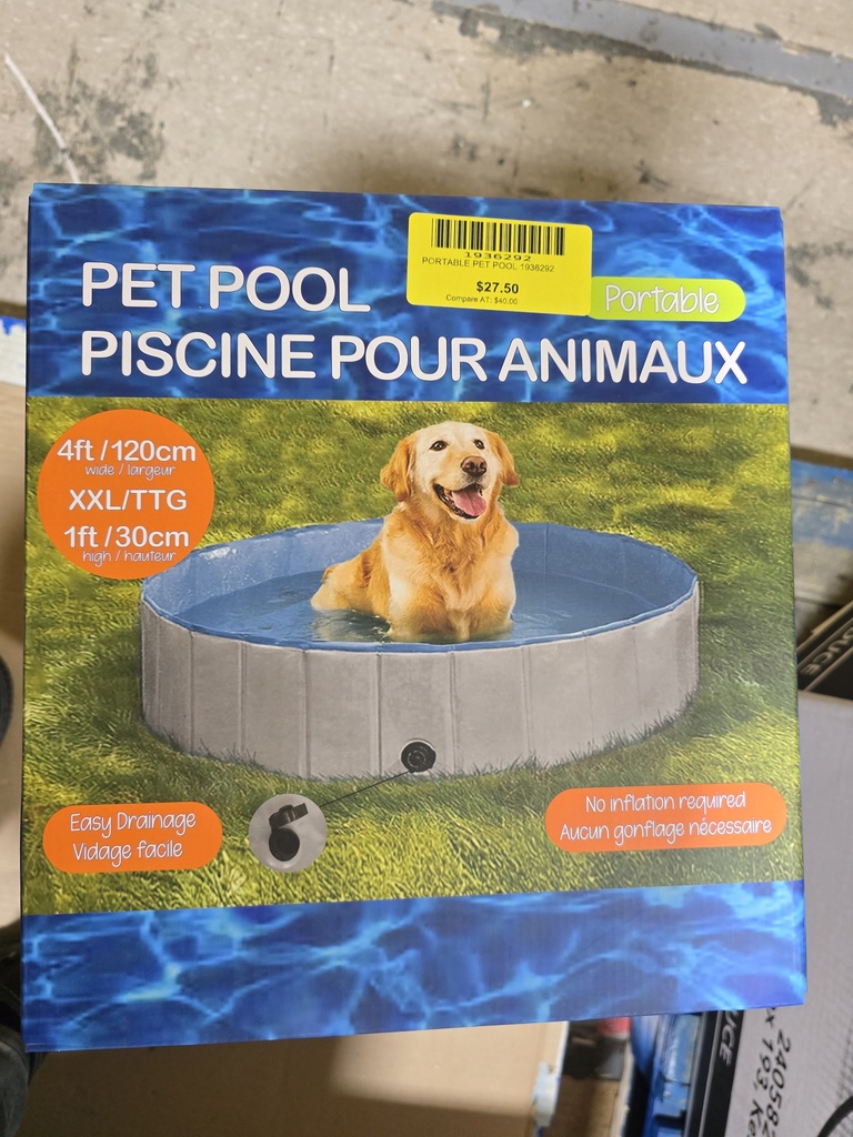 PORTABLE PET POOL 1936292