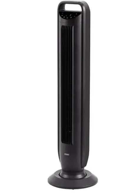 Seville Classics Oscillating Tower Fan with Touch Control and Temperature Sensor