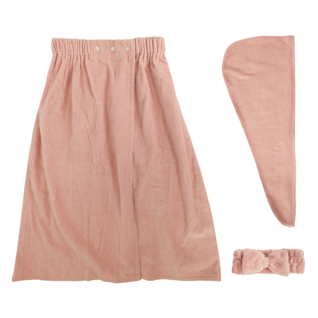 Life Comfort Women's 3-piece Spa Set - Pink -2589633