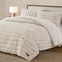 FRYE 3-piece Faux Fur Comforter Set - 9628503