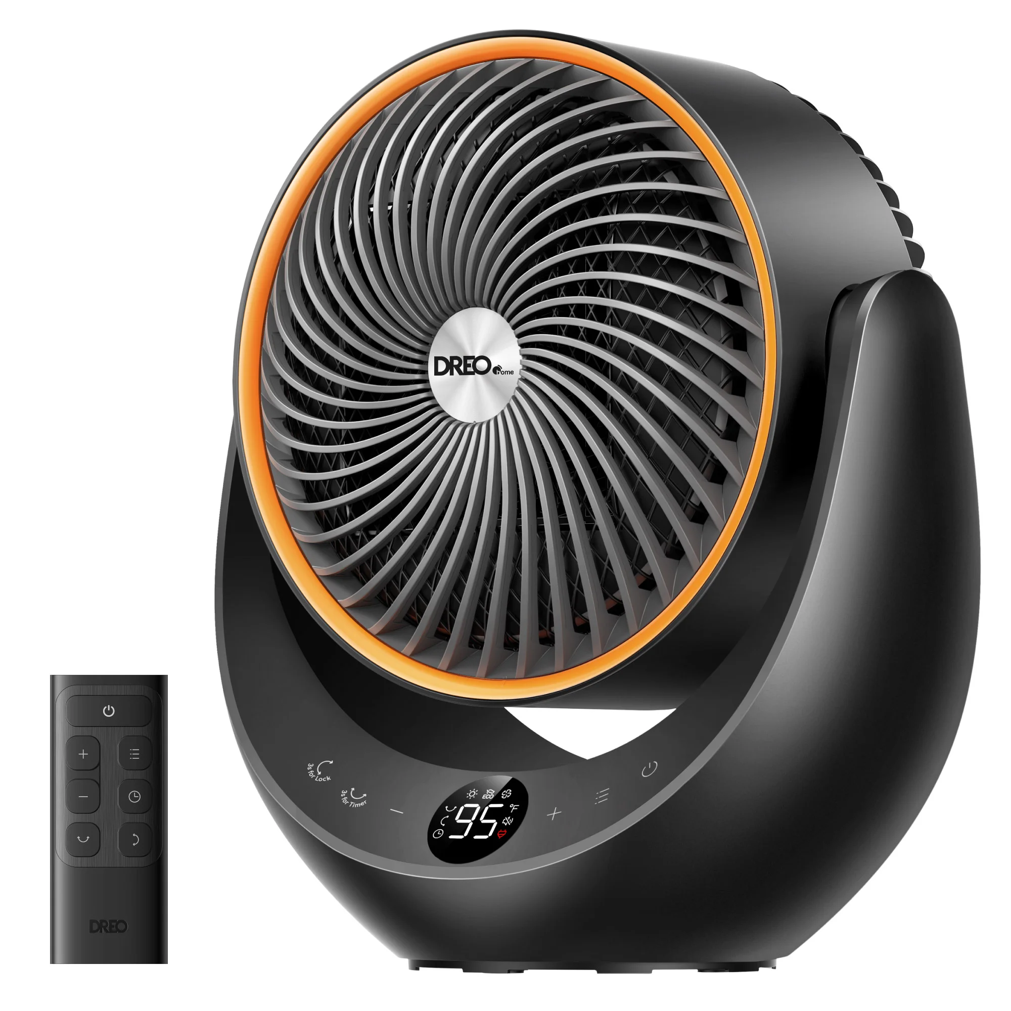 DREO Portable Oscillating Ceramic Heater, 1500W - 1910772