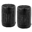 OmniHeat Digital Ceramic Personal Heater, 2-pack
