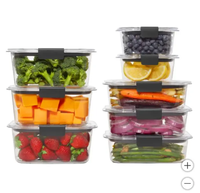 Rubbermaid Brilliance Food Storage Set, 16-piece