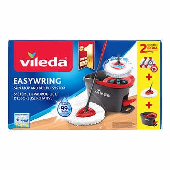 [vileda-easywring-system-388206] Vileda EasyWring Spin Mop and Bucket System 388206
