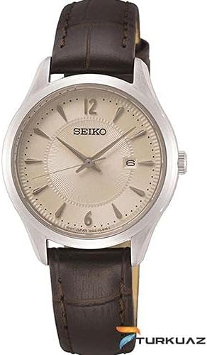[sur427p1-seiko-ladie-1001676] Seiko Noble Quartz Silver Dial Ladies Watch SUR427