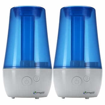 [pureguardian-humi-1g-1001689] PureGuardian 70-Hour Ultrasonic Cool Mist Humidifier 2-Pack Ultrasonic Technology 1001689