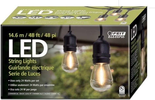 [feit-string-lights4-1603293] Feit LED String Lights 14.63 M