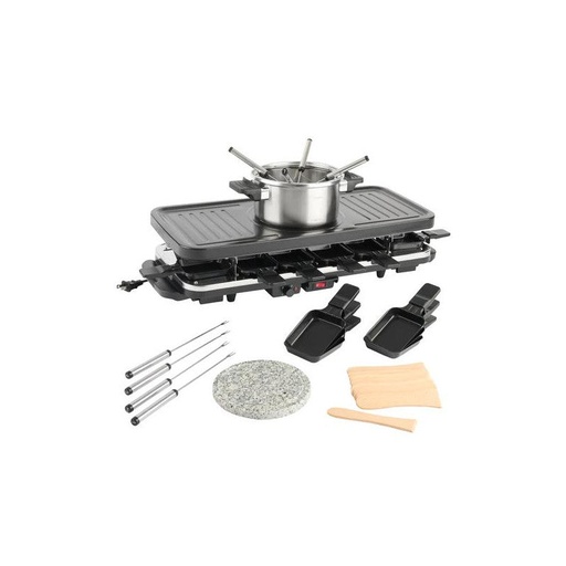 3-in-1 Fondue, Grill, and Raclette Set