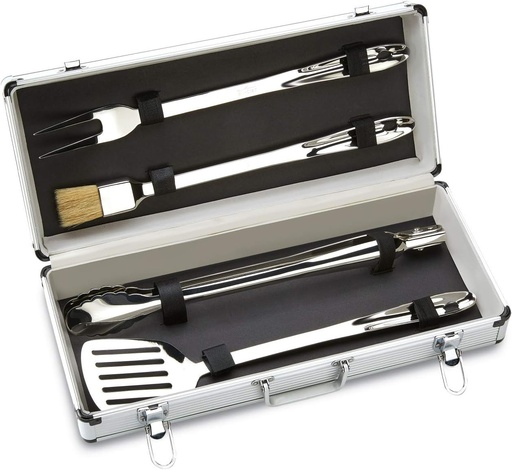 [allclad-4pc-bbq-tool-1700143] All-Clad BBQ Tool Set with Carrying Case 1700143