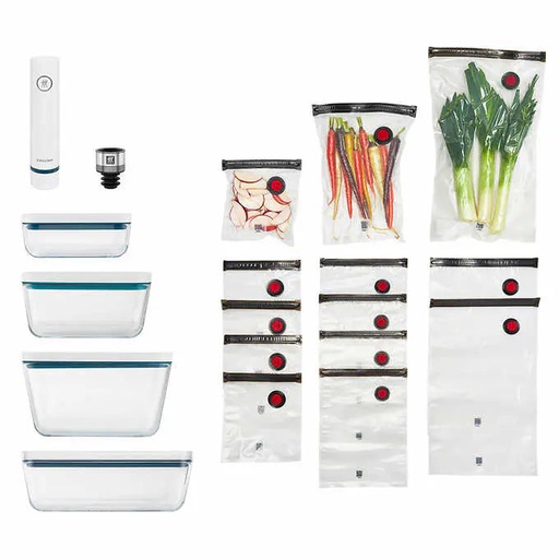 [zwilling-fresh-ands-1712760] Zwilling Fresh and Save La Mer, Vacuum Food Storage Set, 16-piece